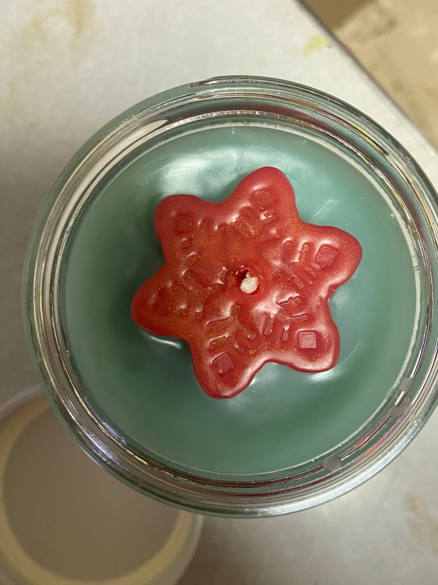 SALE peppermint candle