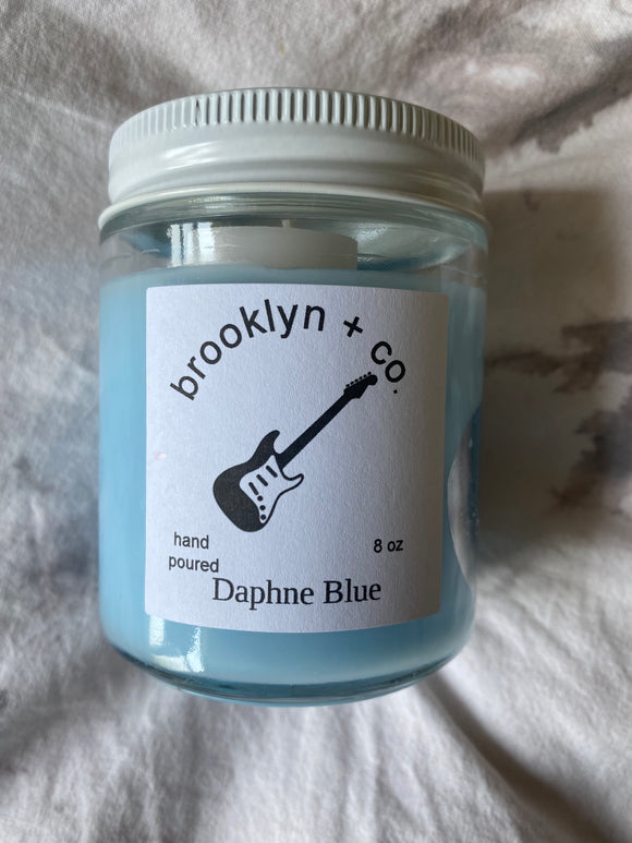 SALE Daphne Blue Candle