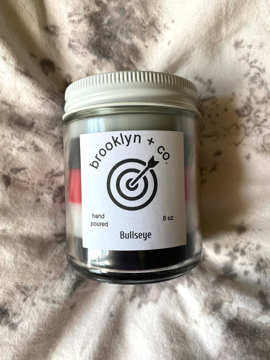 SALE Bullseye Candle