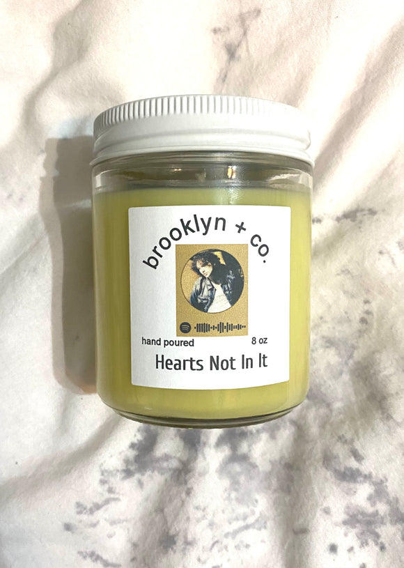 SALE Hearts Not In It Candle