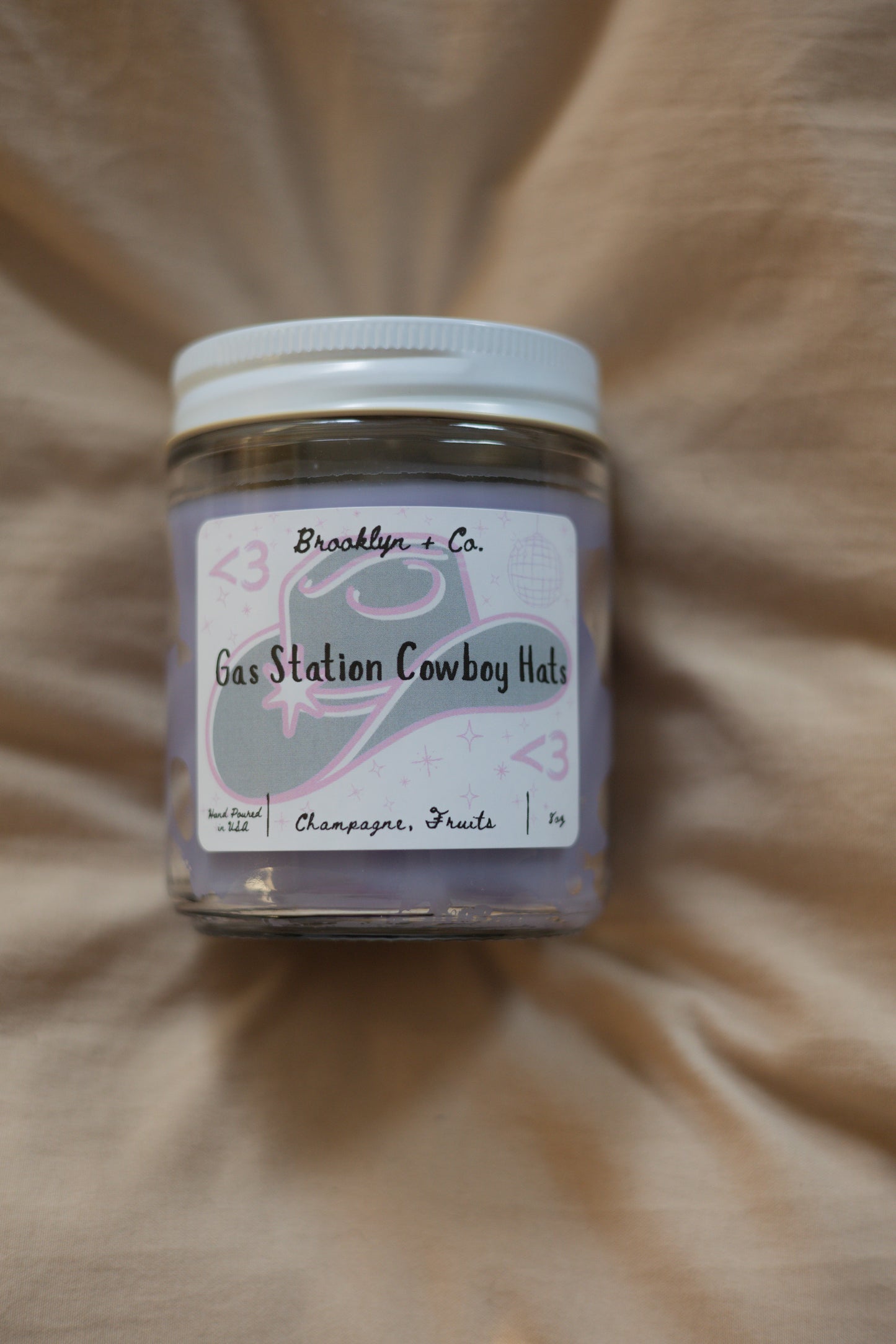Gas Station Cowboy Hats Candle