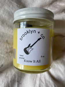 SALE Know It All Candle