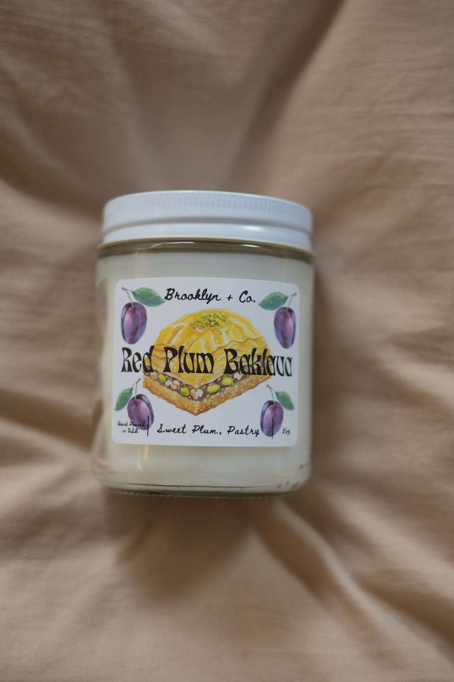 Red Plum Baklava Candle