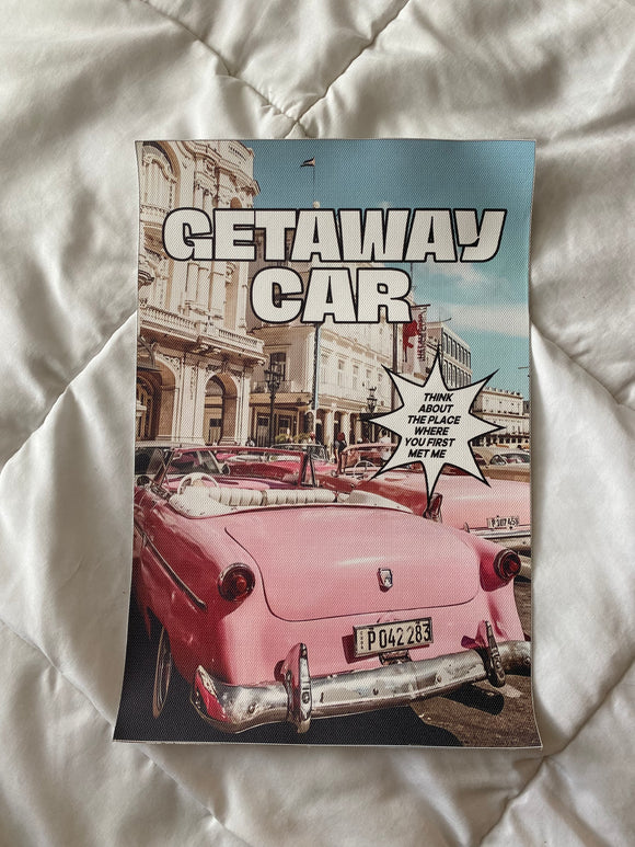The Pink Getaway Car Print